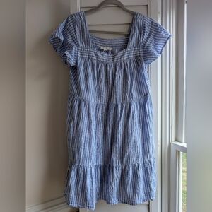 Linen Striped Dress